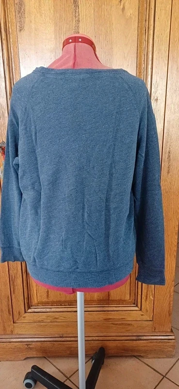 Blauwe hoodie van no were is net zo leuk als Las Vegas maat 40 – photo 5